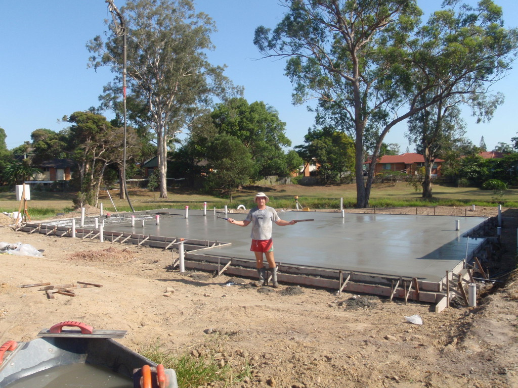 concrete house slab Brisbane Concrete, Landscaping & Earthmoving